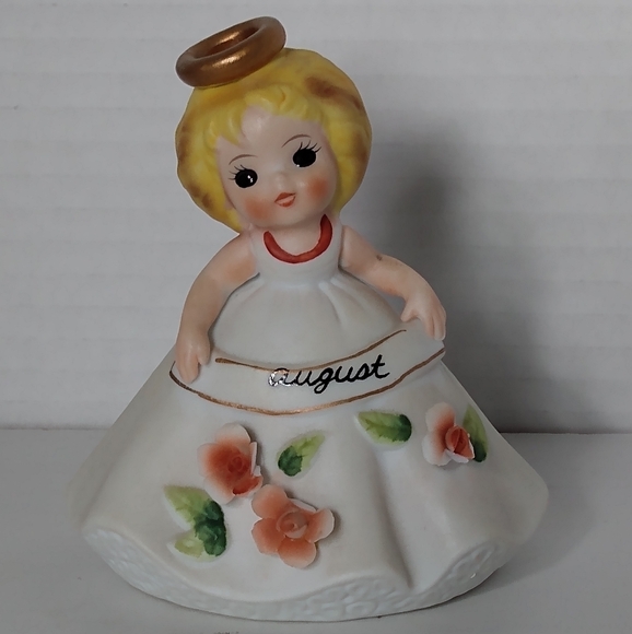 Vintage Angel Josef Original Month of August Angel Figurine - Picture 5 of 8